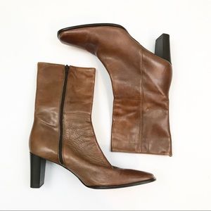 ** Coach ** brown leather boots